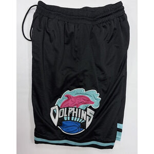 Pink Dolphin Black Mens XL Activewear Basketball Shorts Streetwear